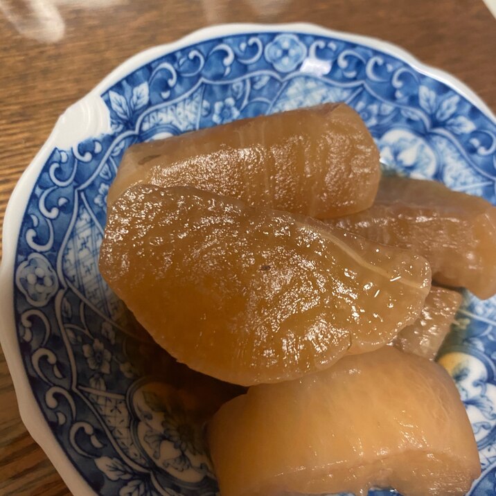 味がしみしみ　大根の煮付け